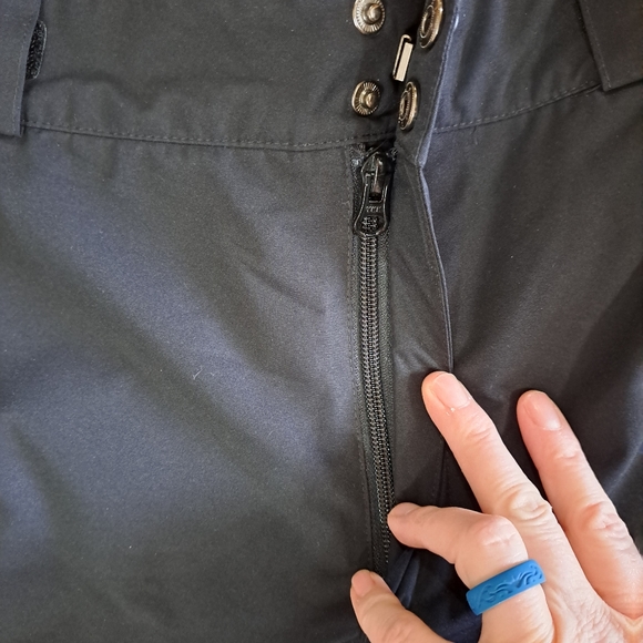 Rossignol Women's Ski Pants Size 14 Black Adjustable Waist Straight Leg Winter - Picture 10 of 14